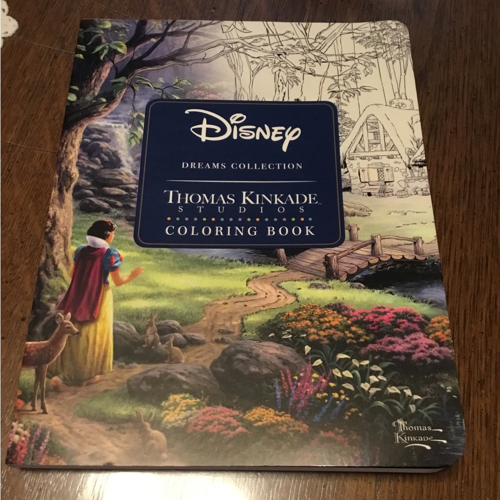 Disney Thomas Kinkade coloring book